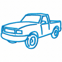 Car Silhouette Embroidery Design 4 Car Silhouette Embroidery Design 4